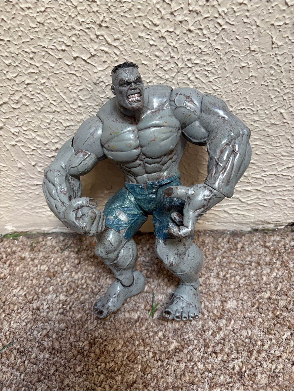 Marvel Select Ultimate Gray Hulk Action Figure (Diamond Select Toys) 10" Rare